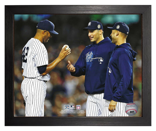 Mariano Rivera New York Yankees Hall Of Fame Pitcher 8x10 Photo Picture As  He Is Relieved By Derek Jeter, and Andy Pettitte at 's Sports  Collectibles Store