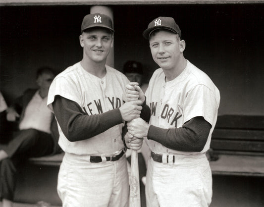 Mickey Mantle and Roger Maris Beach Towel