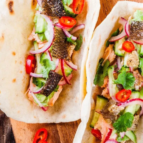 Grilled Salmon Tacos