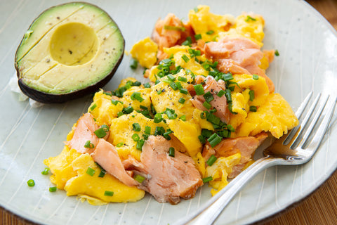 Salmon and Eggs for Breakfast