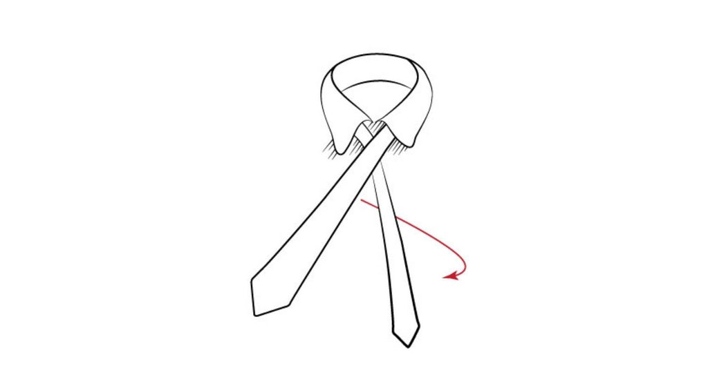 Cómo hacer una corbata sencilla Paso 1 