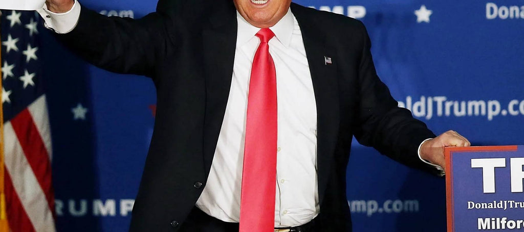 La corbata roja de Donald Trump