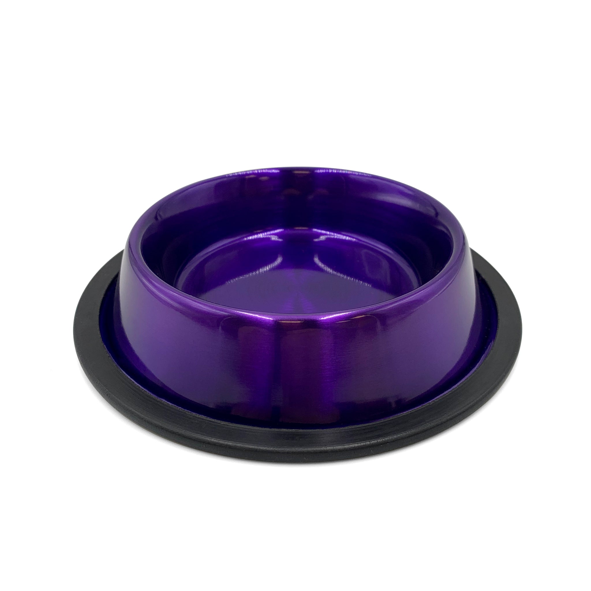 purple dog bowl set