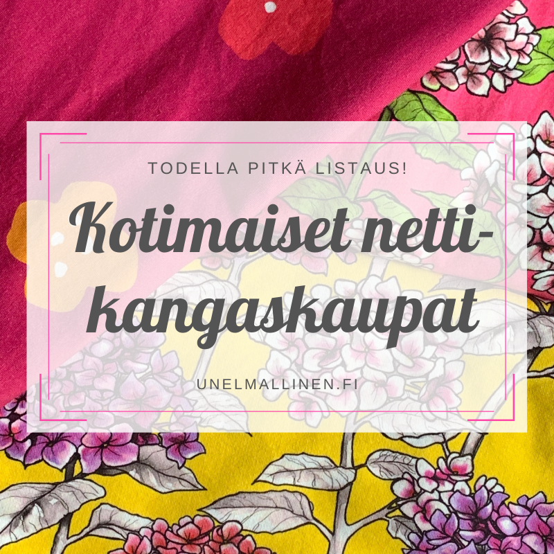 Kotimaiset nettikangaskaupat