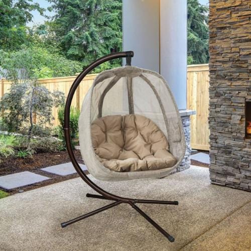 flower house hanging egg chair