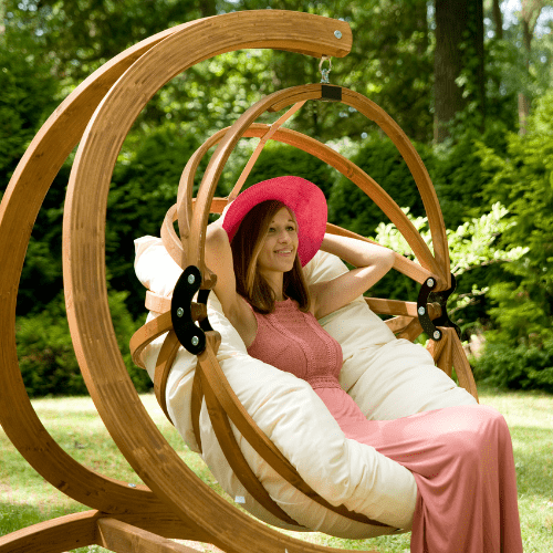 basket swing cushion