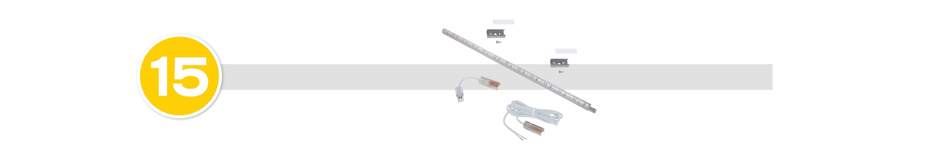 RigidStrip 12" Linkable LED Strip Light Diffuser