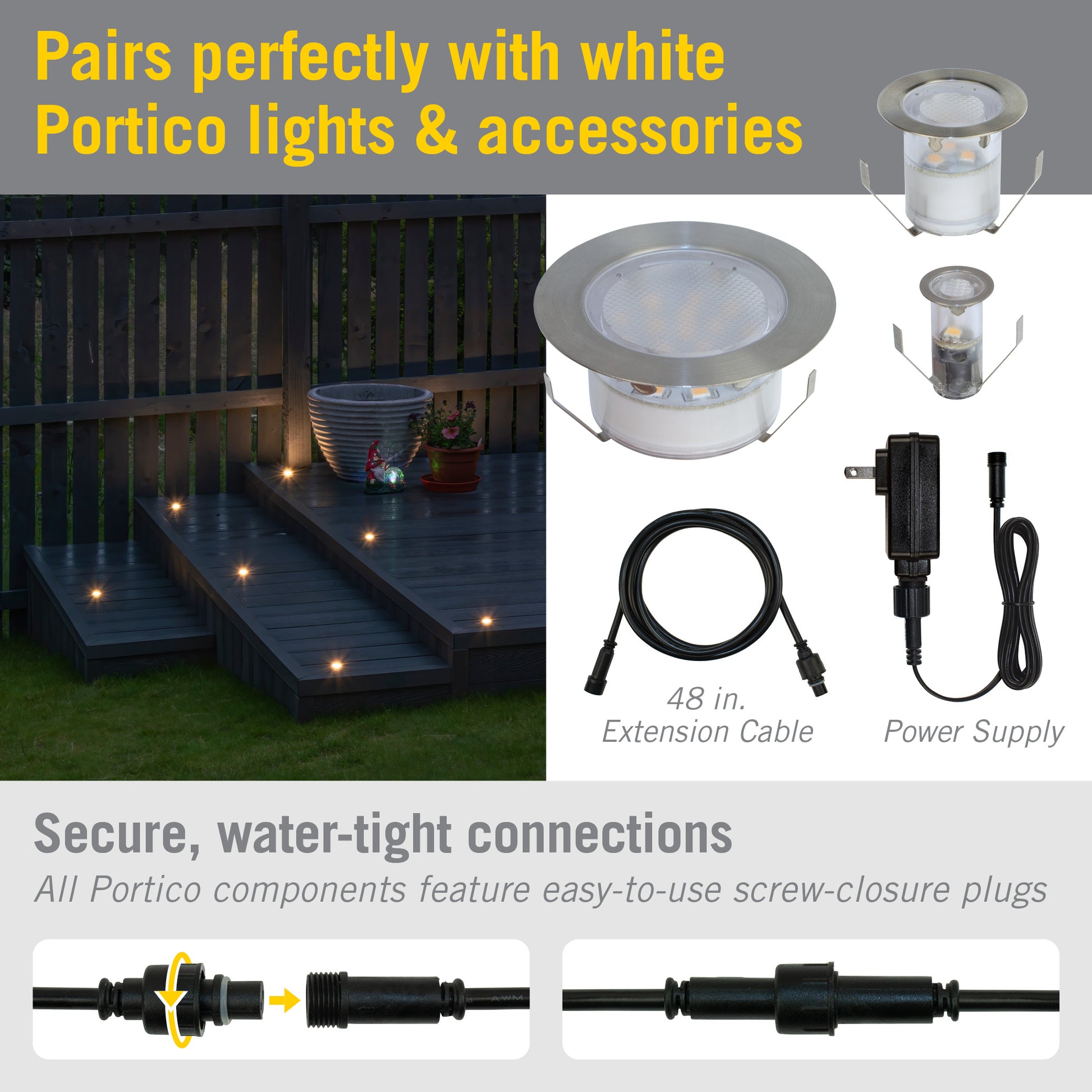 LED Deck, Patio, Sign, and Marker Lighting - SPOTMOD 12V Dimmable LED  Fixture