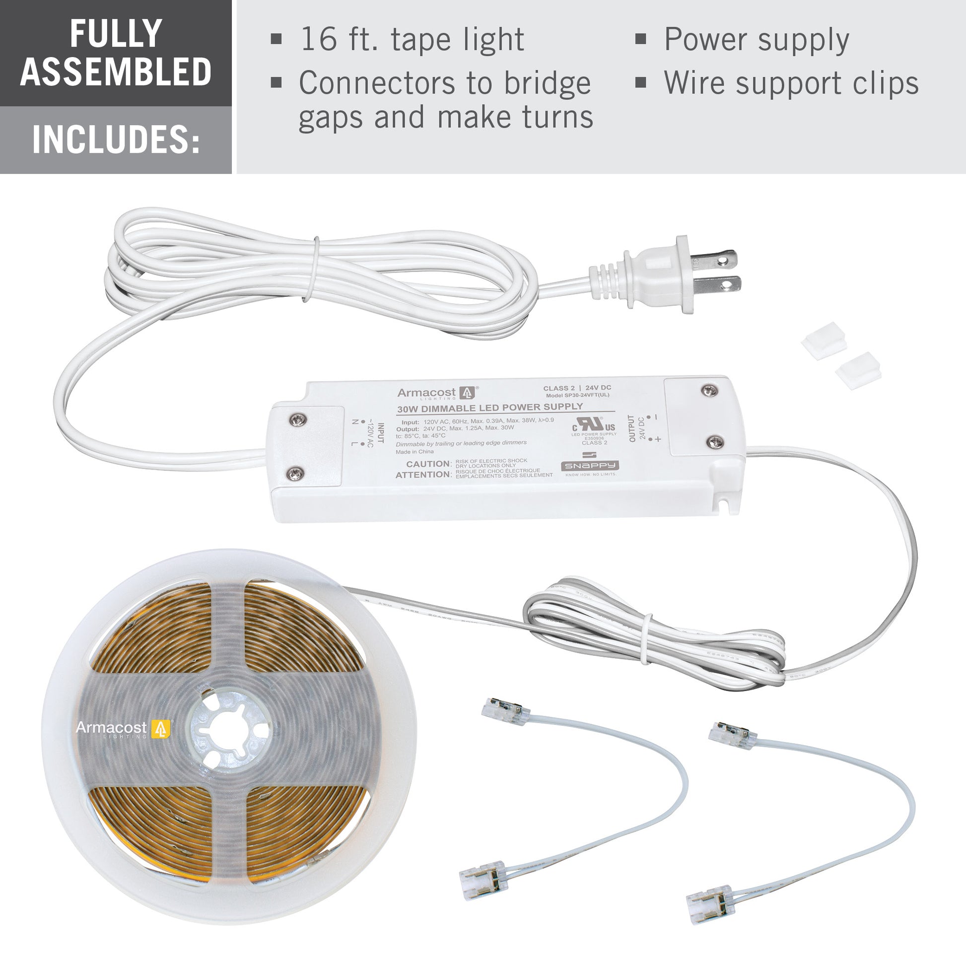 AC Dimmable LED Strip Light Kit – Armacost Lighting