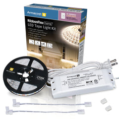 RibbonFlex Home AC Dimmable LED Tape Light Kit