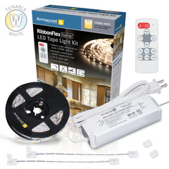 RibbonFlex Home 24V Tunable White LED Strip Light Kit