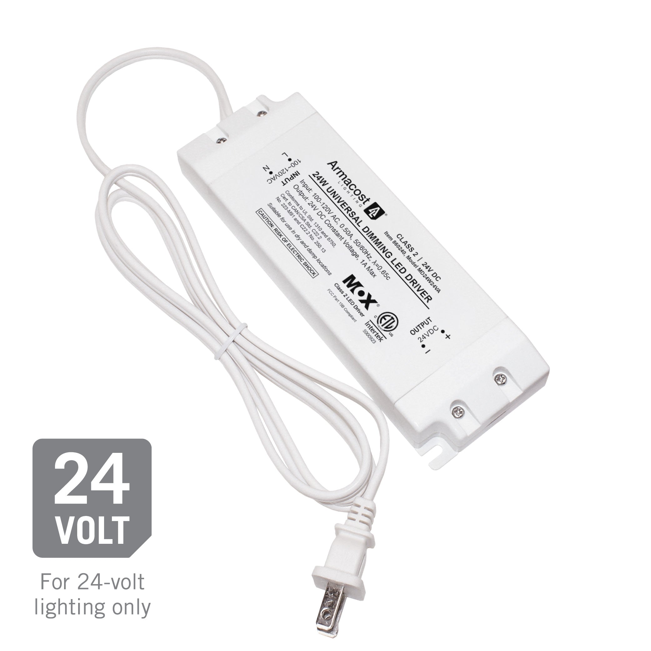 Universal Dimmable LED Driver 24V DC - Armacost Lighting product image