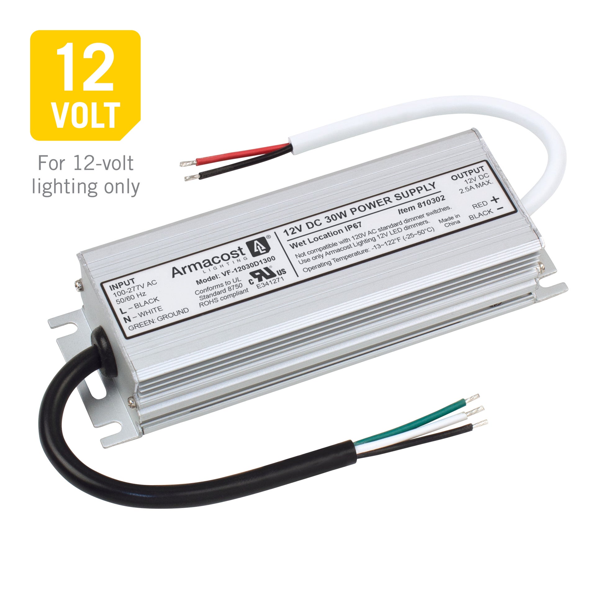 Standard Indoor/Outdoor LED Driver 12V – Armacost Lighting