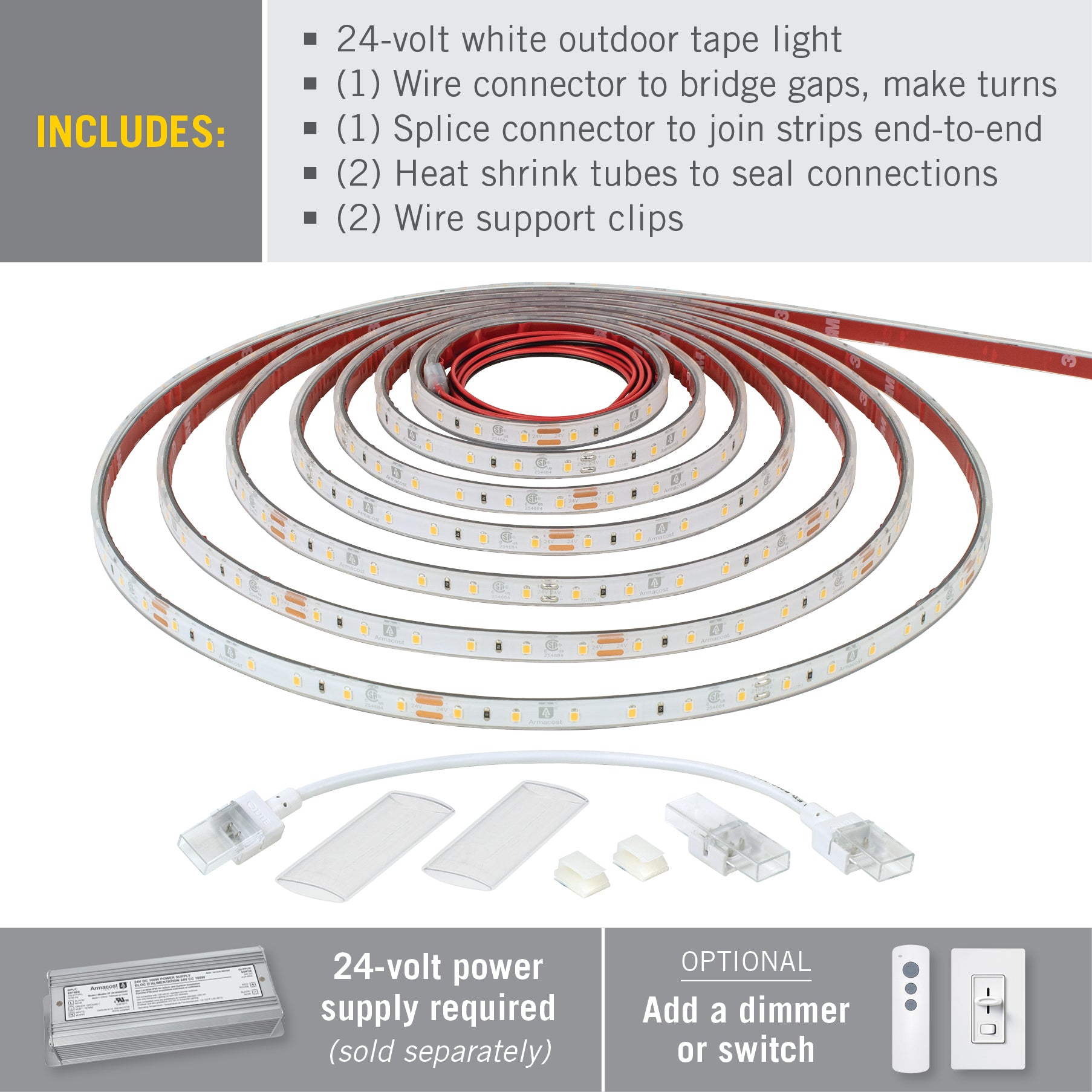Heat Shrink Tubes for LED Strip Lights – Armacost Lighting