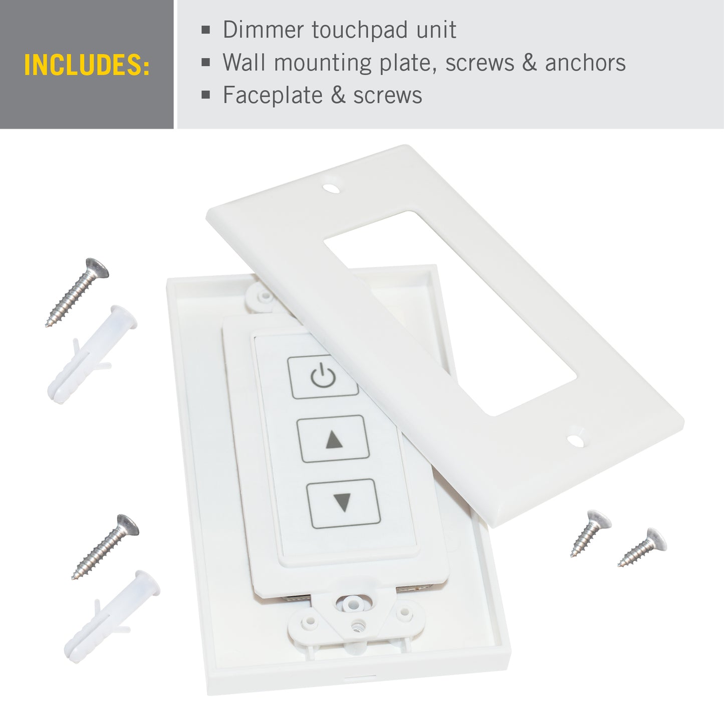 Armacost Lighting Slimline White Or Single Color Led Strip Light Controller  Light Switch Systems : Target