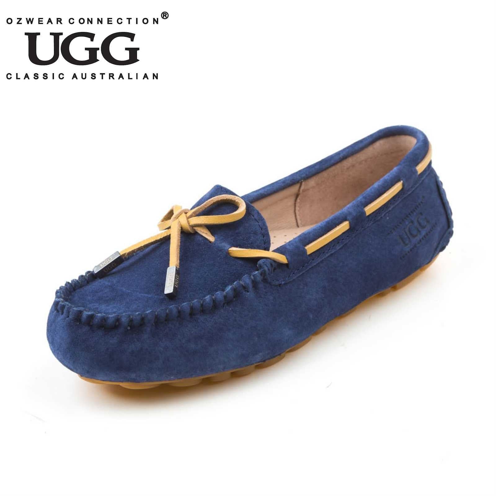 UGG OZWEAR Aven Lace Summer & Spring Moccasin Water Resistant Flat Shoes OB150II - Super Buyer