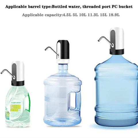 Bottled water, Threaded port pc bucket , Automatic Electric Water Dispenser Pump For Bottle