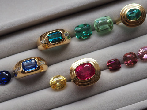 Sapphire rings by Minka Jewels