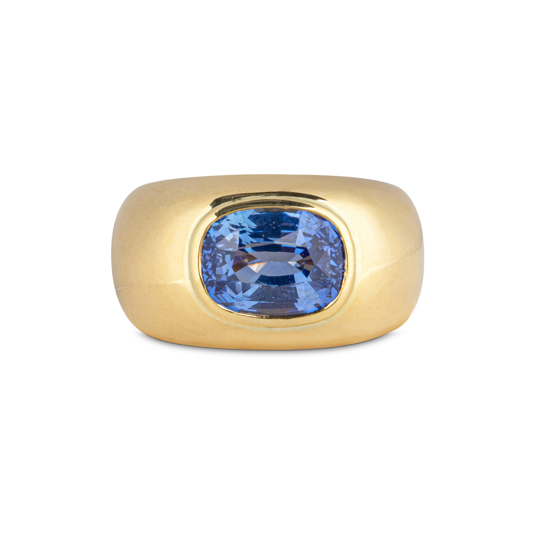 Jessie Thomas Gold & Sapphire Bombé Ring · The Cut London · A modern ...