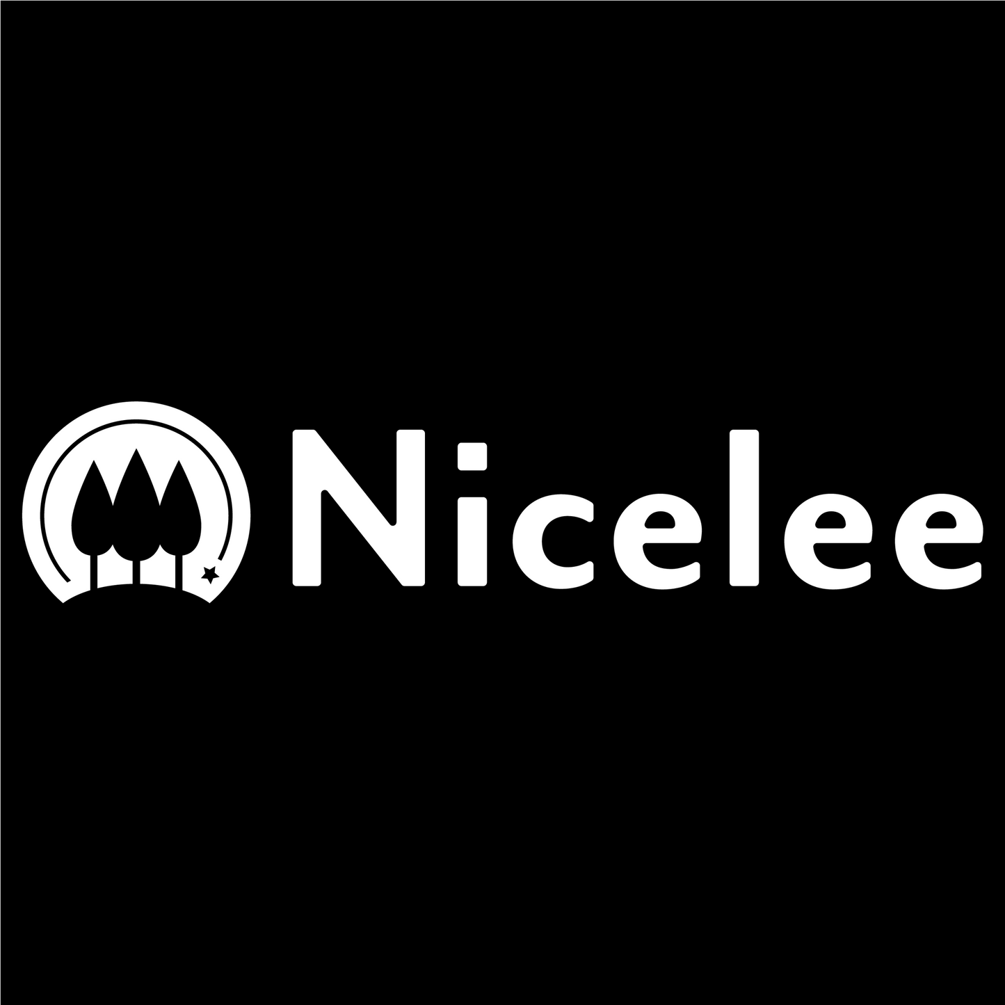 Niceleeブランドロゴ カッティングステッカー Nicelee ナイスリー