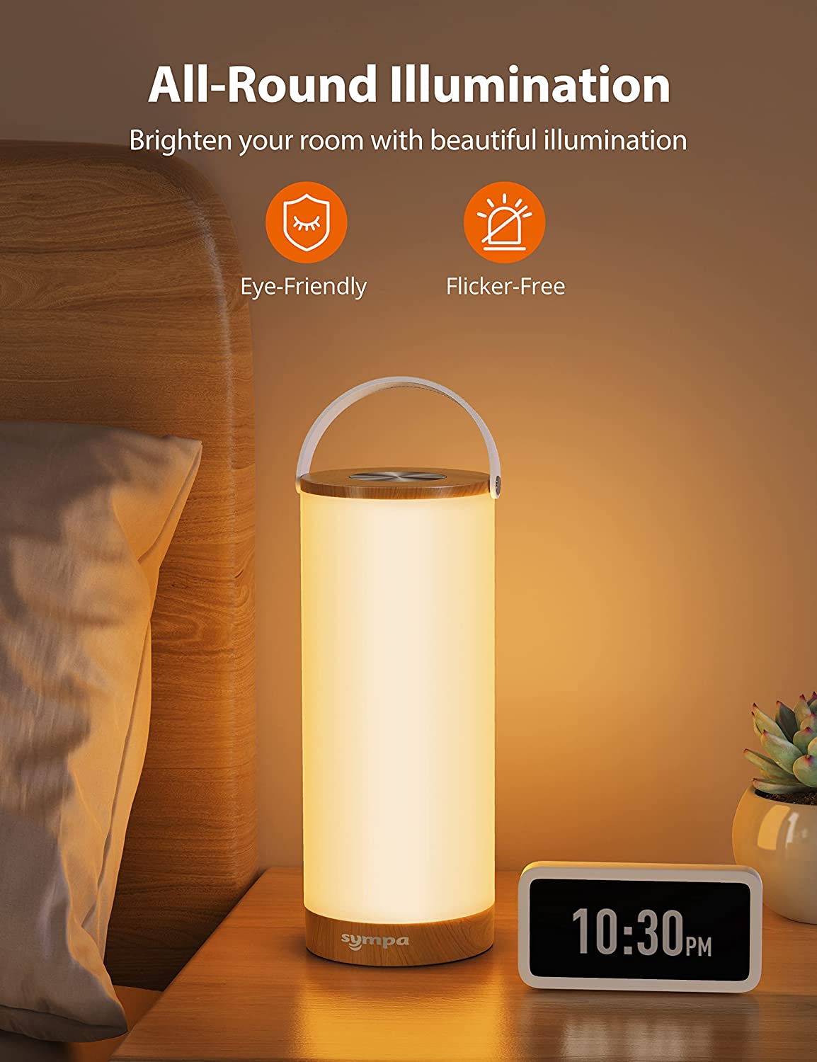 gebonden gips Interactie sympa Cordless Table Lamp, Ultra-Portable Bedside Lamp with Smart Touc –  Sympa
