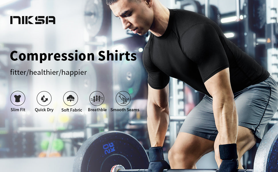 T-shirt compression crossfit training