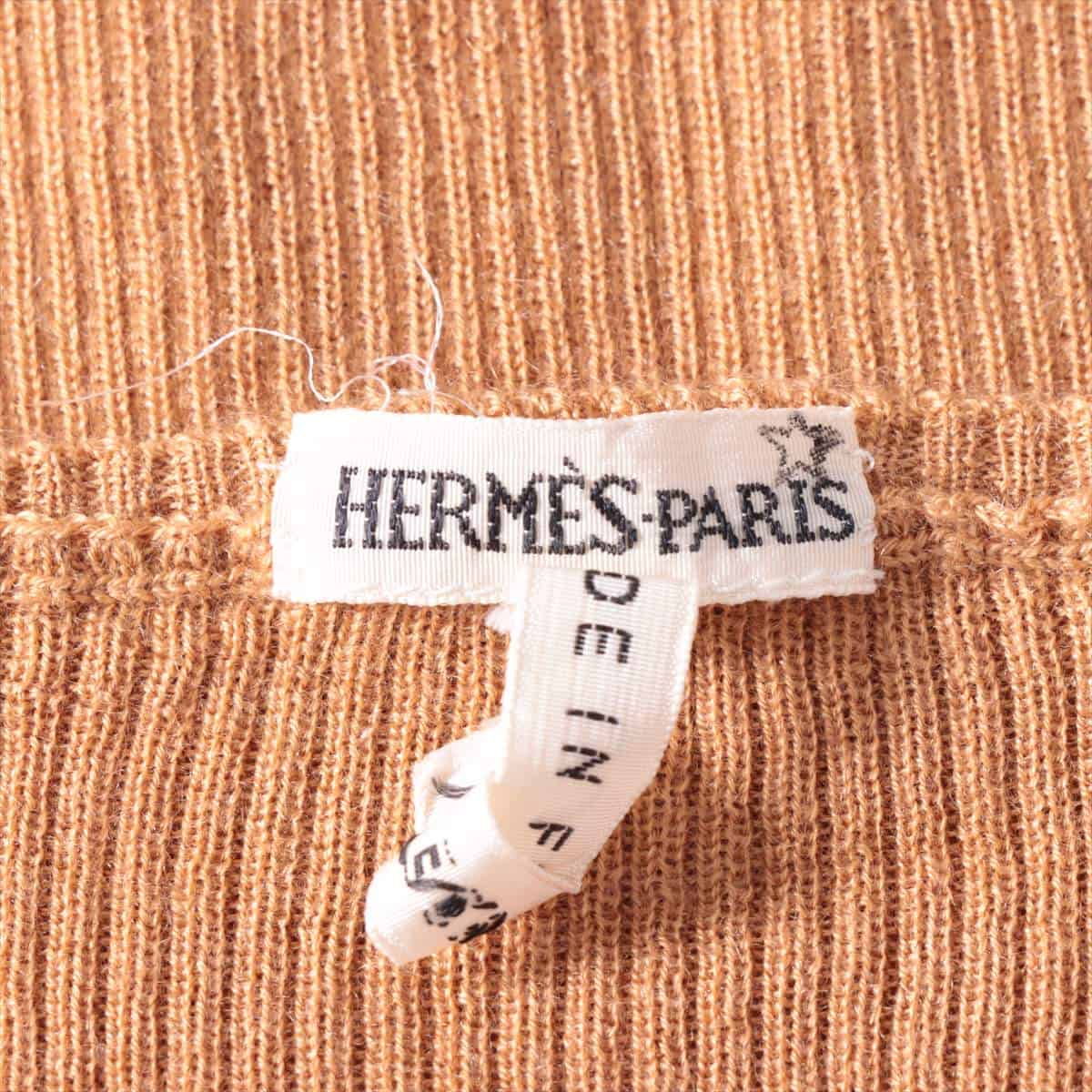 美品 HERMES PARIS エルメス マルジェラ期 ノースリーブニット XL