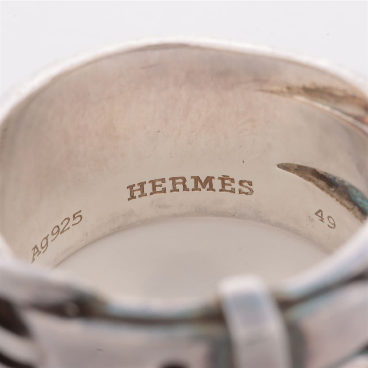 HERMES / エルメス | Ag925 シルバー イタリーク リング | 49 | silver | レディース