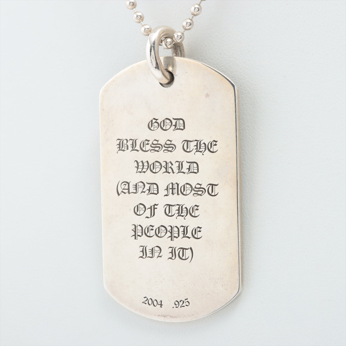 クロムハーツ DOG TAG GOD BLESS セメタリークロス-