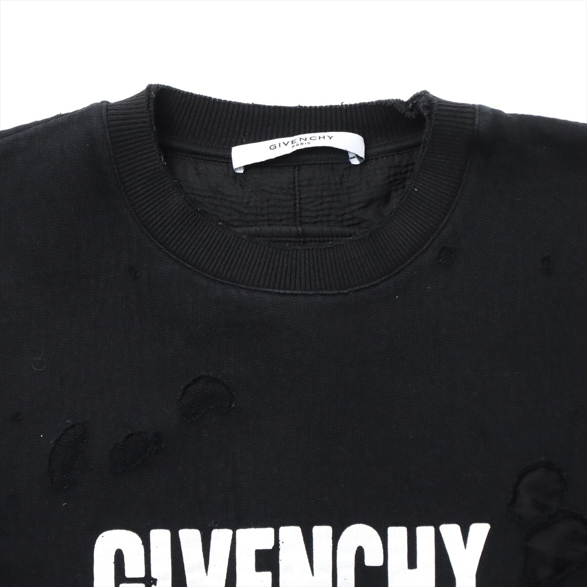 GIVENCHY◇デストロイ加工 スウェット XS コットン 17F7334653