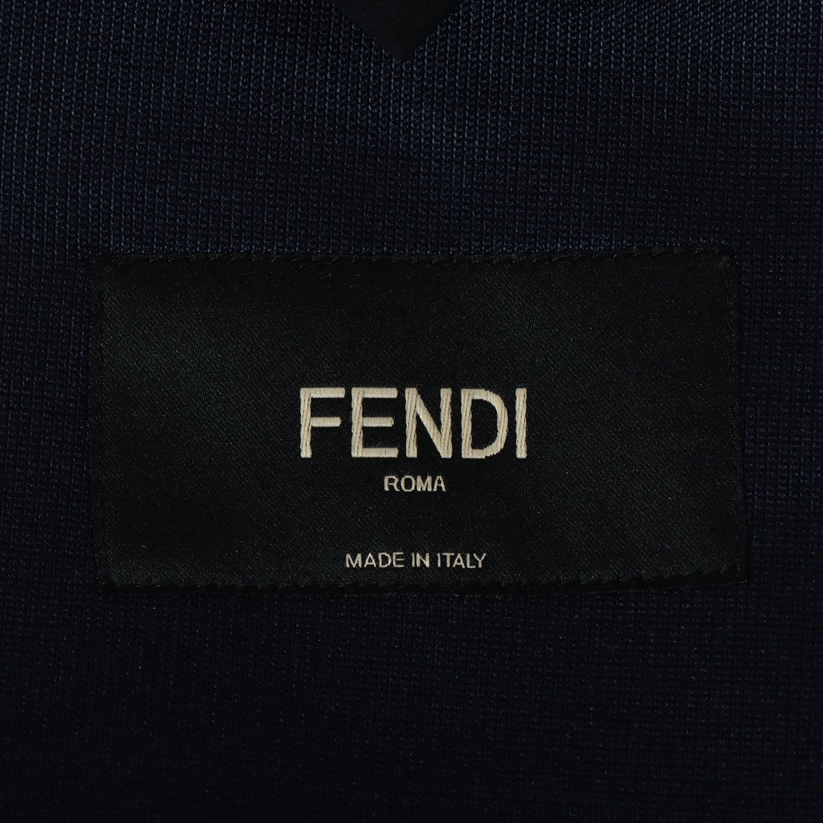 FENDI フェンディ テーラードジャケット 48(L位) 紺(総柄)