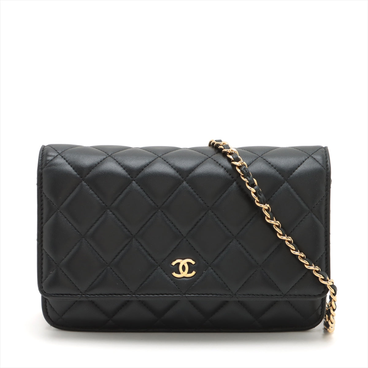 【20番台】CHANEL マトラッセ チェーンウォレット ラムスキン