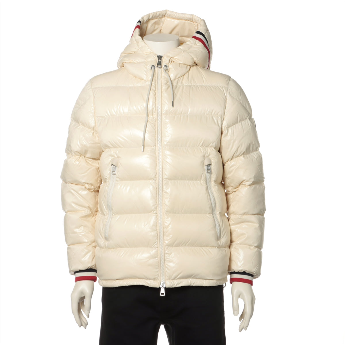 サイズ0正規品 短時間着用 Moncler モンクレール　ツィード　ダウンジャケット