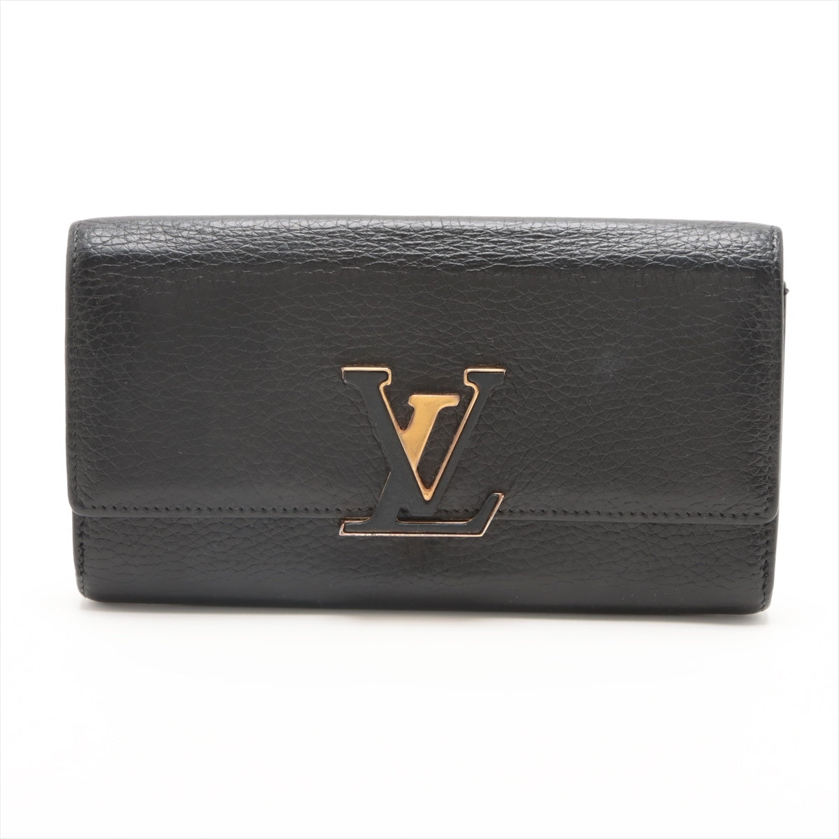 ルイヴィトン トリヨン LV ヴェルティカル ウォレット カプシーヌ