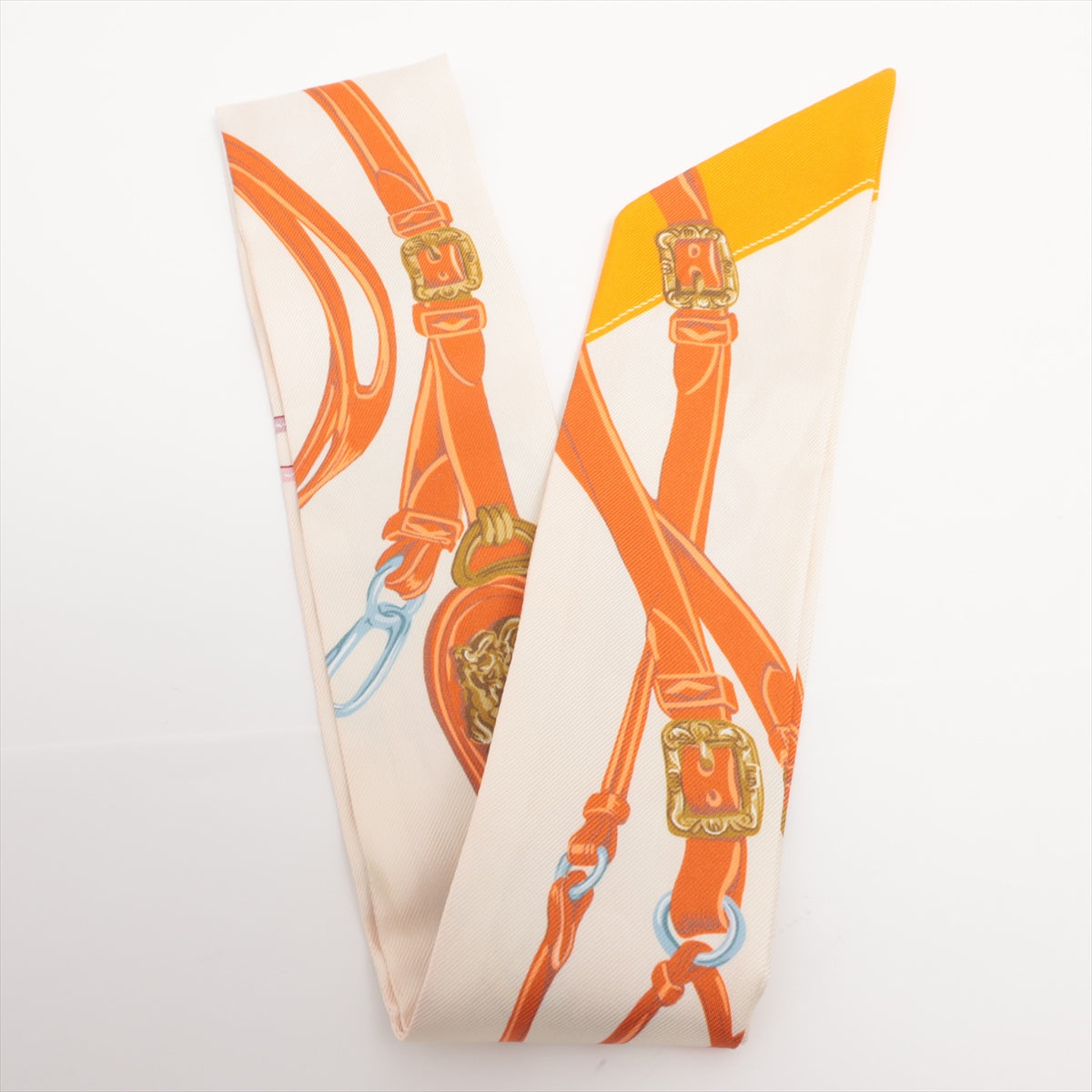 実寸横エルメスBRIDES de GALA/式典用馬勒スカーフ(美しいエルメスの
