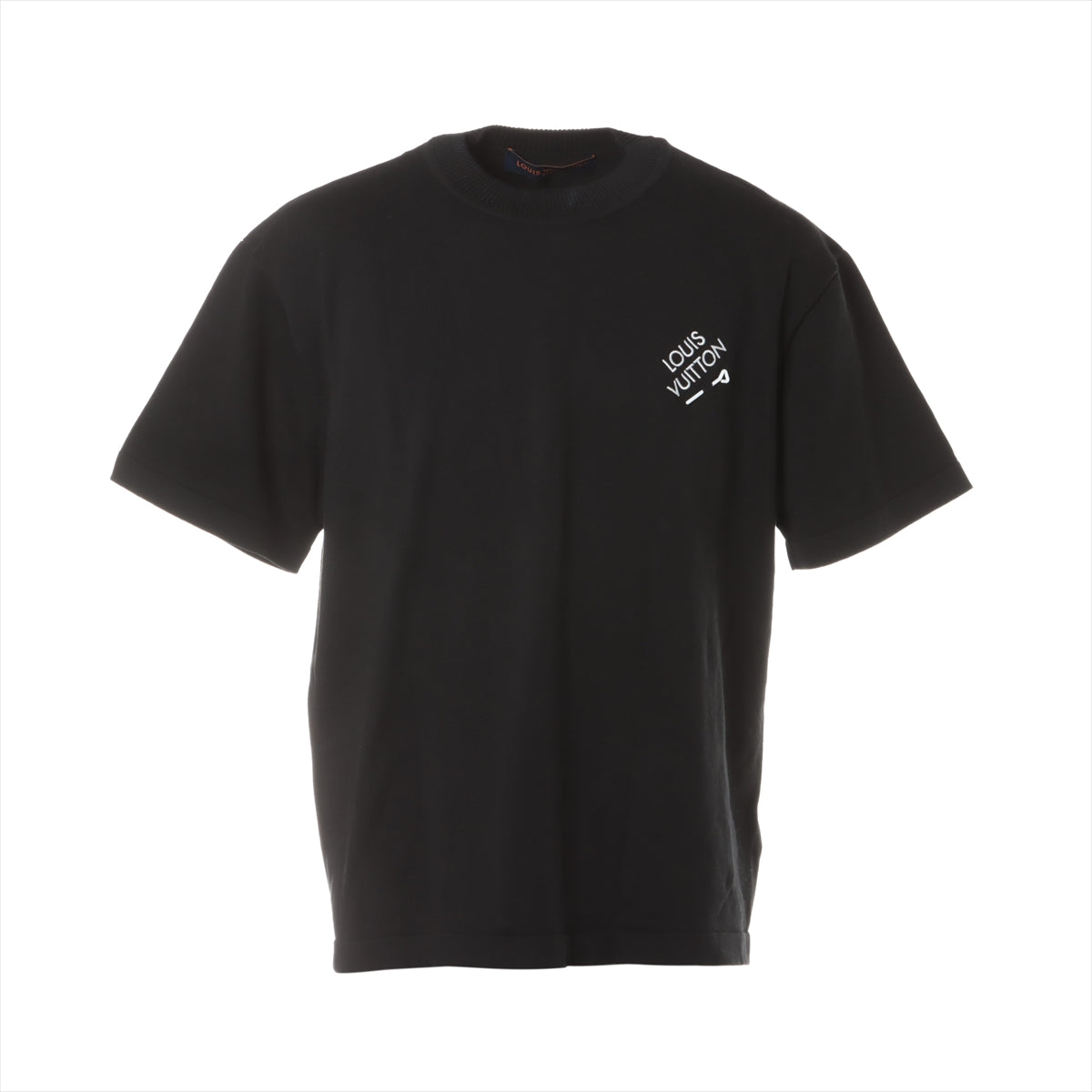 ルイヴィトン 23SS コットン ロングTシャツ Xl メンズ ブラック RM231M