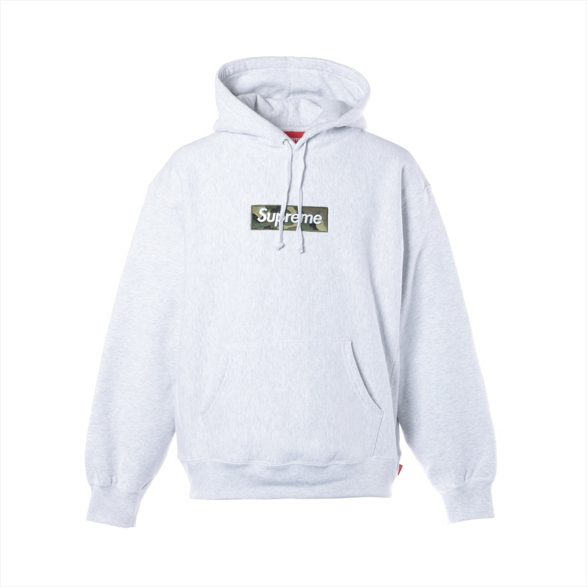 23AW Supreme Box Logo Hooded Ash Grey Lsup