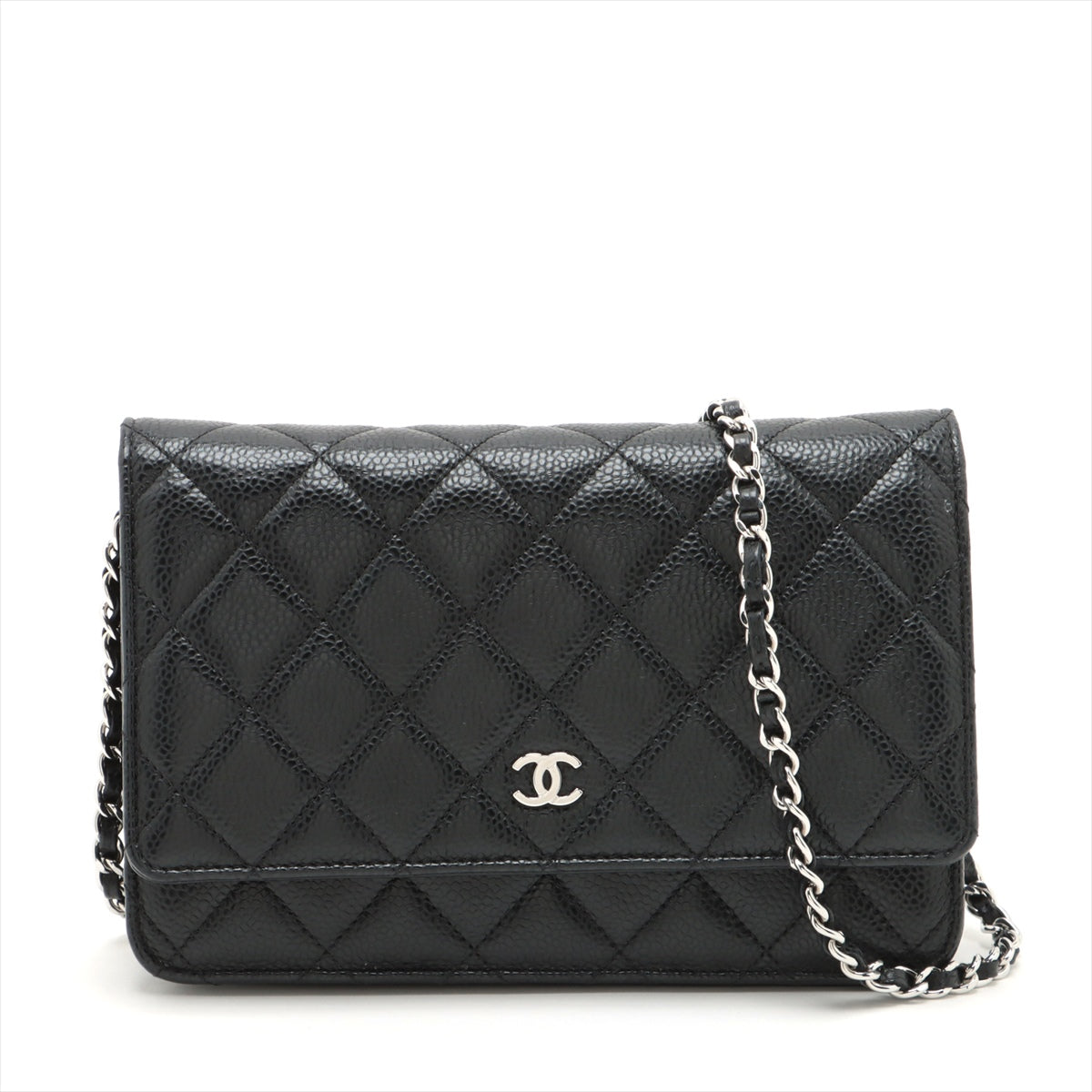 CHANEL シャネル チェーンウォレット ブラック