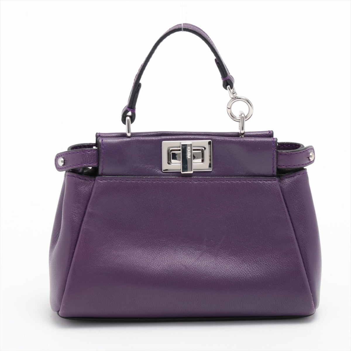 新品】mulberry マルベリー レイトン チェーンレザーバッグ パープル 