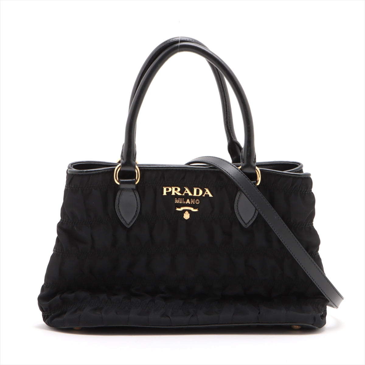 未使用◇PRADA プラダ ハンドバッグ アクセサリーポーチ テスート 黒