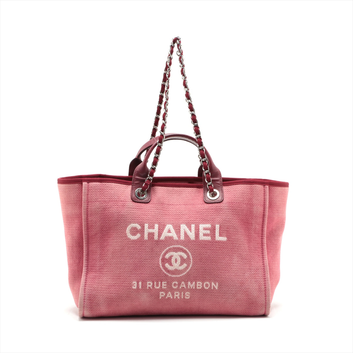 CHANEL ドーヴィル PM 赤 美品ショルダーバッグ