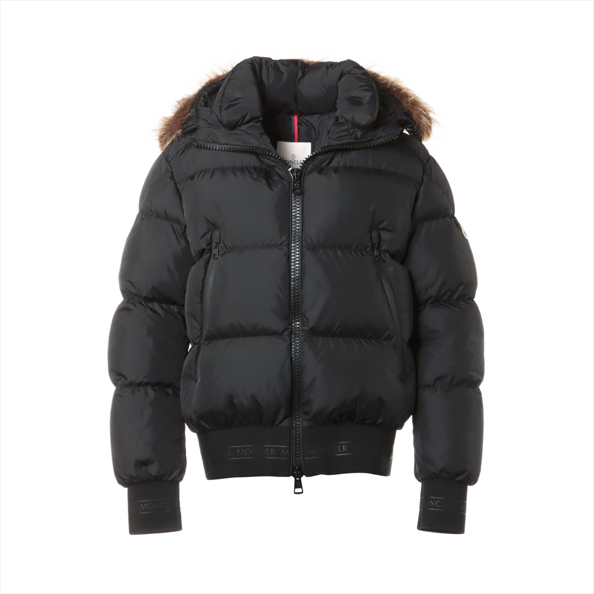 MONCLER】モンクレール ダウン黒 サイズ1（S～M相当）ファー取り外し可