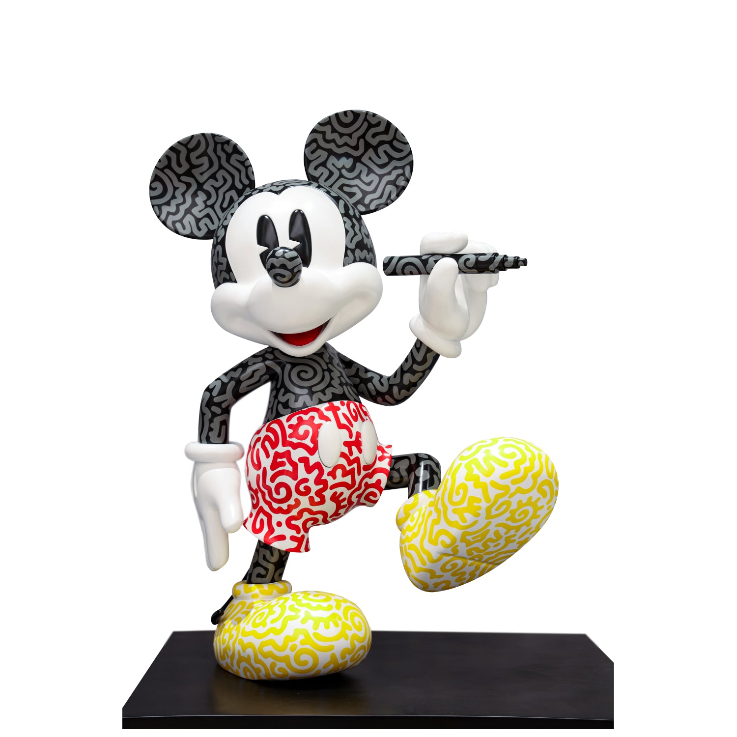 120cm Mickey Mr Doodle x Disney Sculpture by Artelli