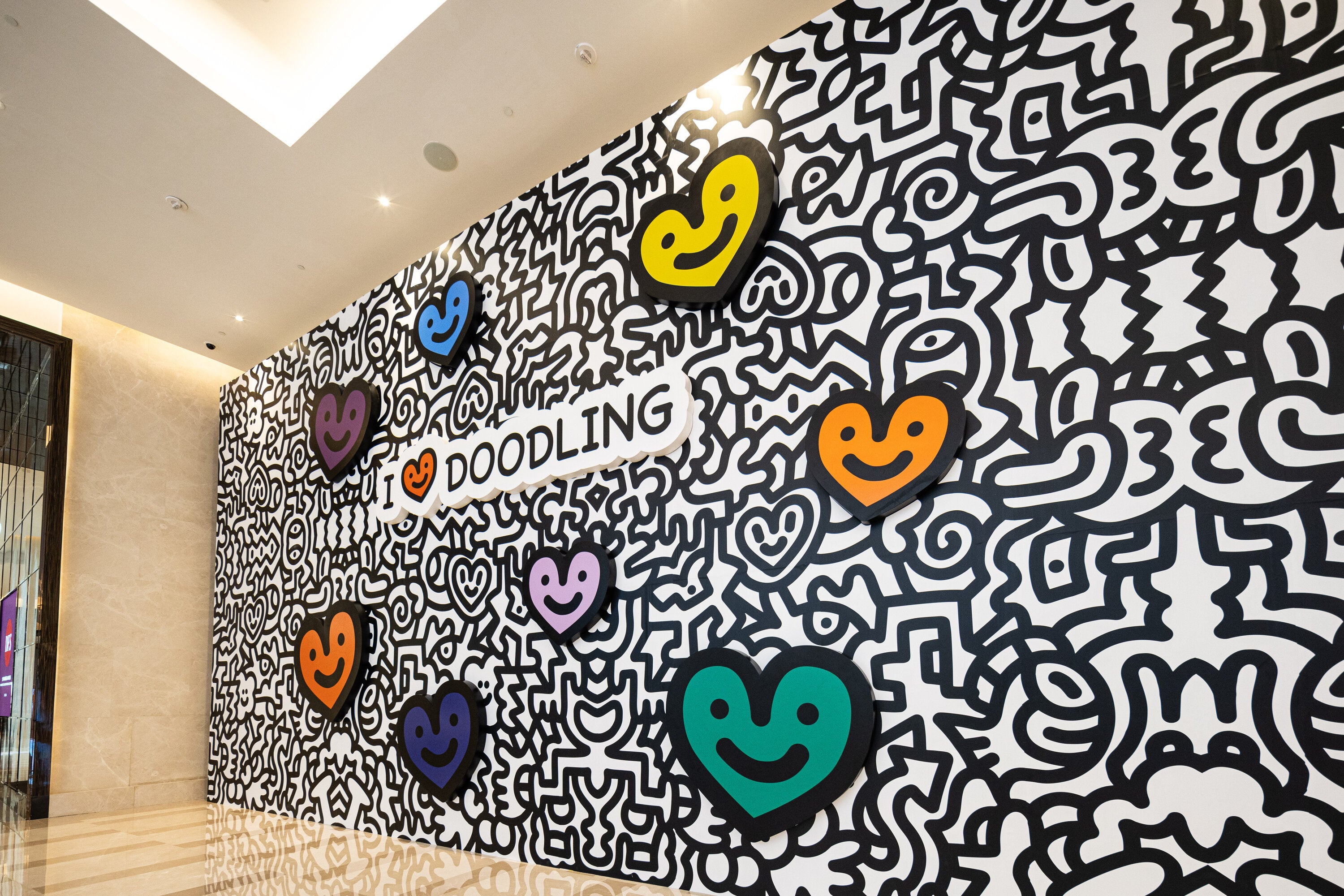 Mr Doodle First Exhibition in Macao