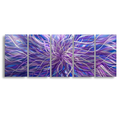Abstract Wall Artwork Painting Tiled "Radiation"