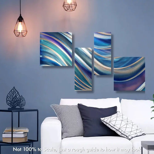 Gallery Wall Set Titled "Flow"