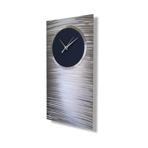 Large Navy Blue Wall Clock Titled "Lux"