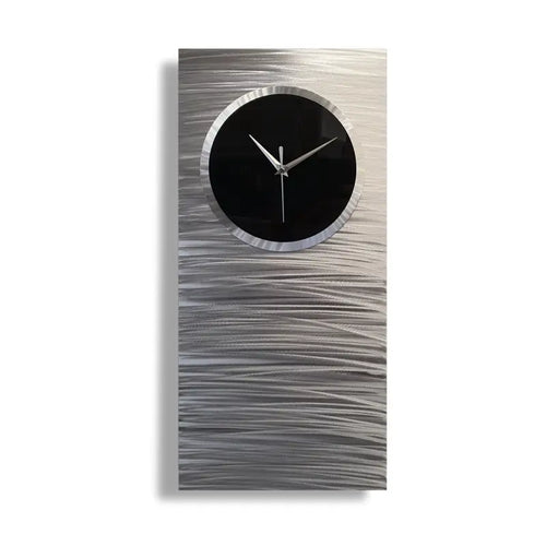 Modern Style Wall Clock Titled "Lux" (Black Edition)