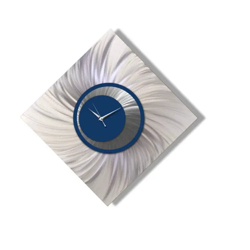 Navy Blue Wall Clock Titled "Orthodox"