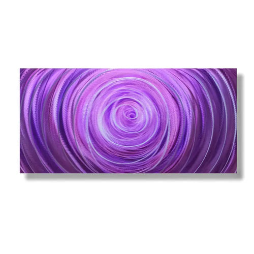 Purple Wall Art Titled "Wormhole"